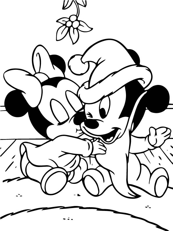 Kidsnfun.de Malvorlage Weihnachten Disney Weihnachten Disney
